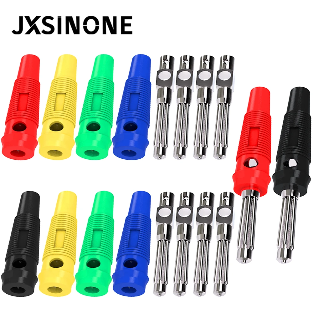 JXSINONE P3008 10PCS 4mm Copper Banana Plug Jack For Speaker Amplifier Test Probes Connector
JXSINONE P3008 10PCS 4mm Copper Banana Plug Jack For Speaker Amplifier Test Probes Connector