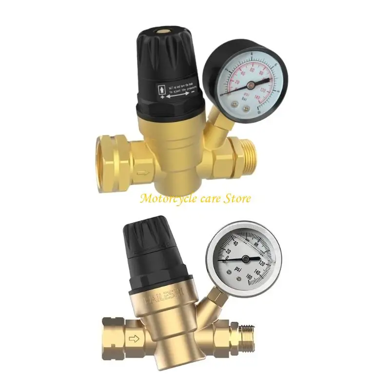 U75F Professional Grade RVs Water Pressure Regulator Valves with Gauges Brass Construction For Enhanced Durability And Safety
U75F Professional Grade RVs Water Pressure Regulator Valves with Gauges Brass Construction For Enhanced Durability And Safety