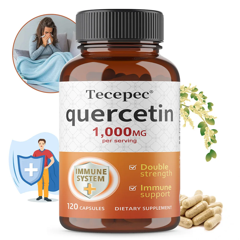 Quercetin 1,000mg Per Serving, Ultra Strength Bioflavonoid Supplement for Immune Support, Non-GMO, Gluten-Free
Quercetin 1,000mg Per Serving, Ultra Strength Bioflavonoid Supplement for Immune Support, Non-GMO, Gluten-Free