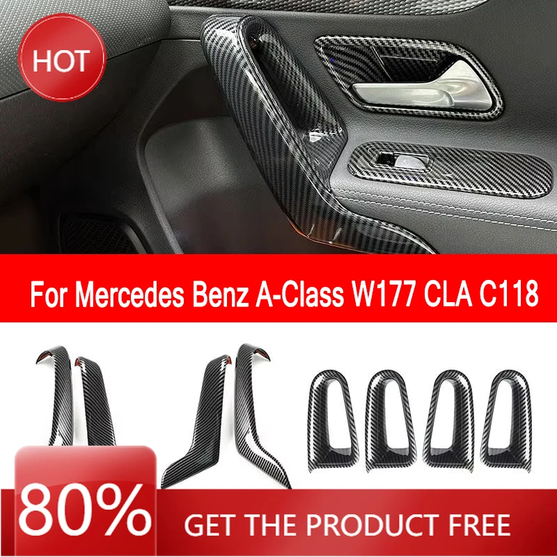 Hot Steering Covers For Mercedes Benz A-Class W177 CLA C118 2019 2020 2021 Car Carbon Fiber Texture Interior Door Handle Armr
Hot Steering Covers For Mercedes Benz A-Class W177 CLA C118 2019 2020 2021 Car Carbon Fiber Texture Interior Door Handle Armr