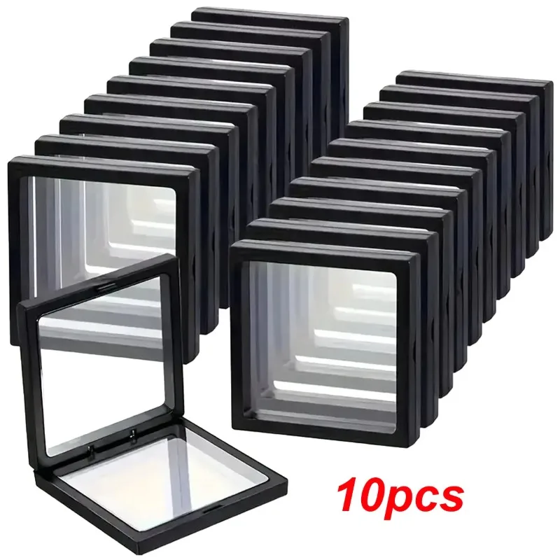 10pcs,Transparent Floating Display Box, Plastic Film Jewelry Packaging Box, Jewelry, Necklace, Ring, and Collectible Storage Box
10pcs,Transparent Floating Display Box, Plastic Film Jewelry Packaging Box, Jewelry, Necklace, Ring, and Collectible Storage Box