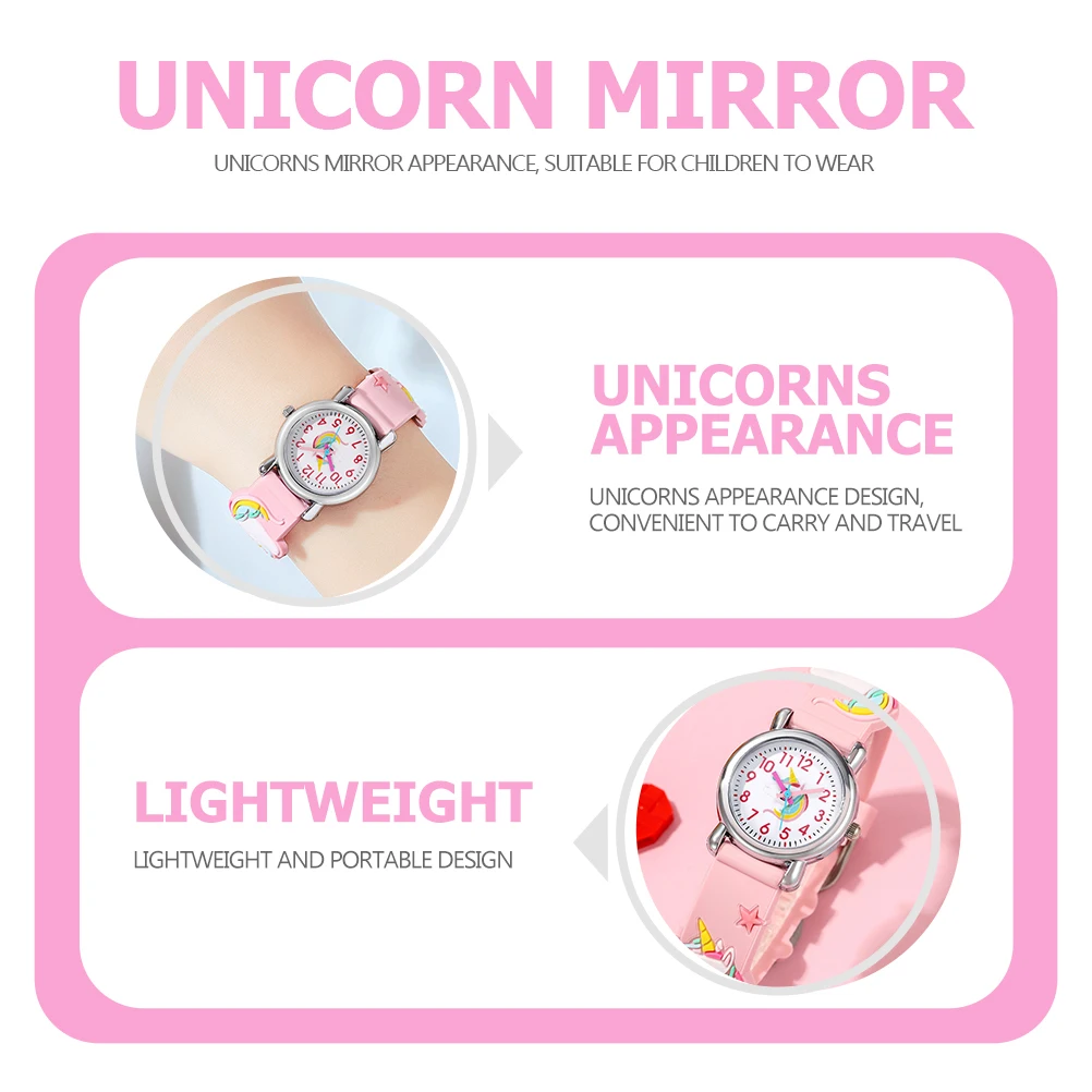 Unicorn Children Watch Pink Cartoon Girl Watches for Kids Toddler Student Precise Movement Durable Kids Watches
Unicorn Children Watch Pink Cartoon Girl Watches for Kids Toddler Student Precise Movement Durable Kids Watches