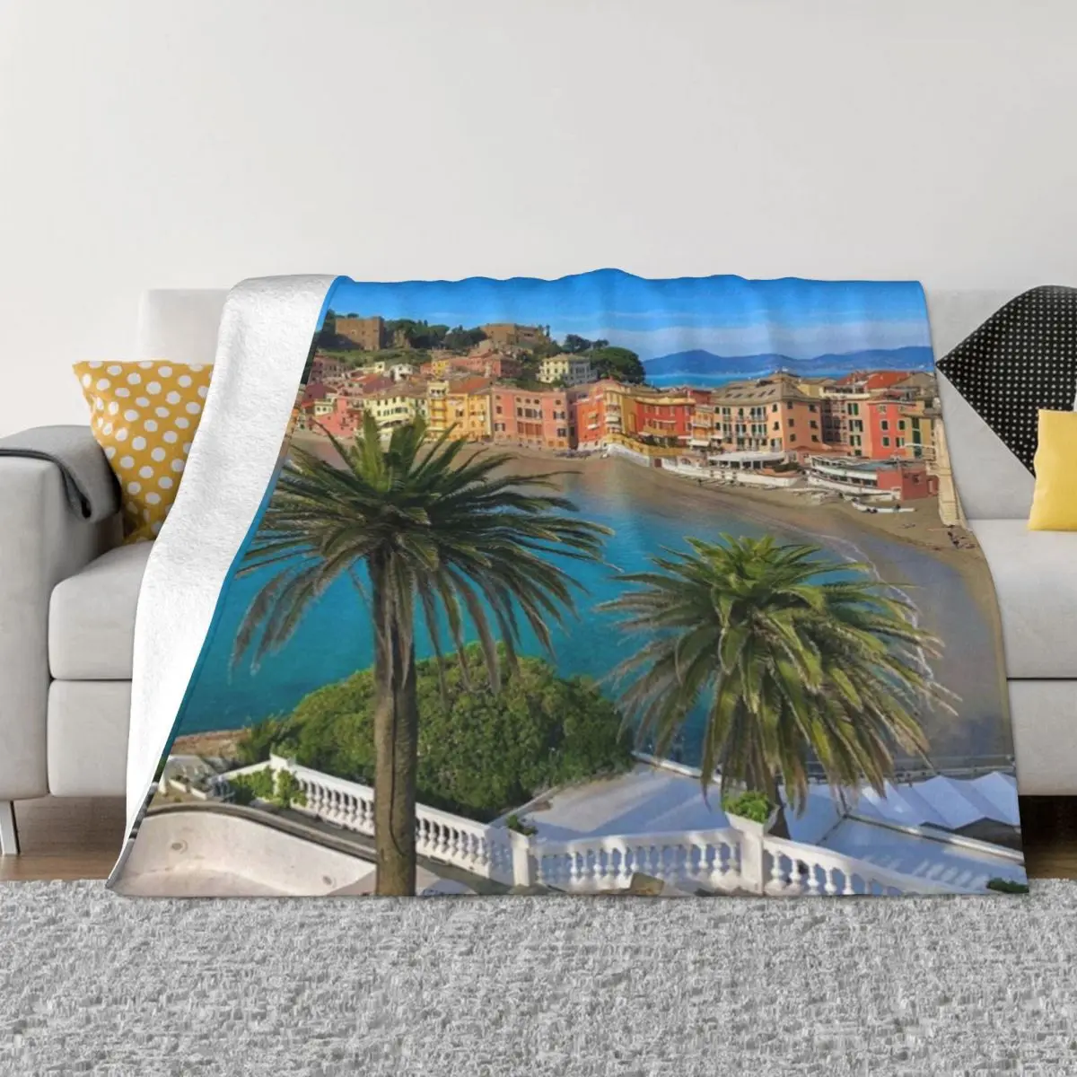 Sestri levante beach Italy Throw Blanket Winter bed blankets Polar blanket Blanket Fluffy Flannels Blanket
Sestri levante beach Italy Throw Blanket Winter bed blankets Polar blanket Blanket Fluffy Flannels Blanket