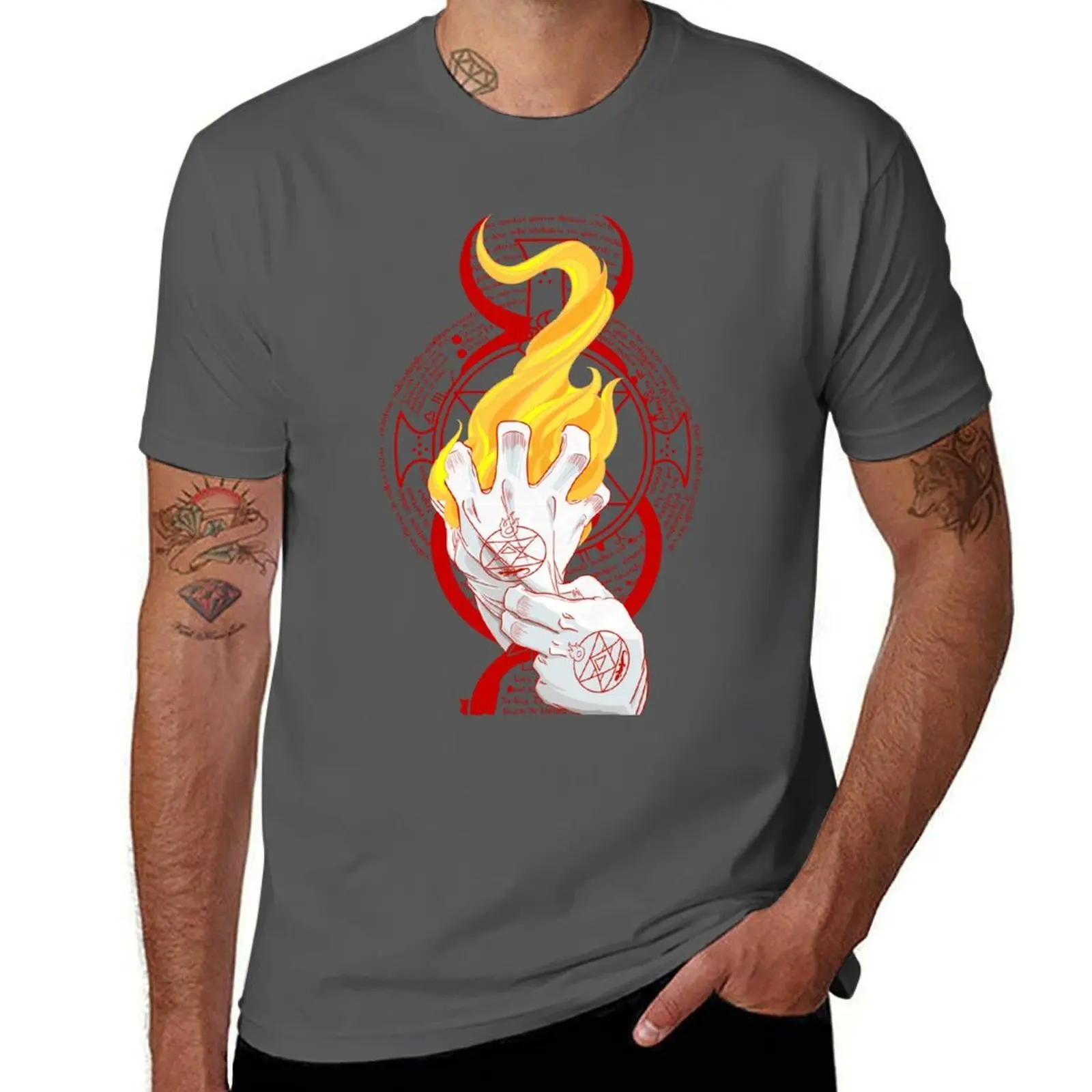 Flame Alchemist T-Shirt Classic Print Short Sleeve Shirt
Flame Alchemist T-Shirt Classic Print Short Sleeve Shirt