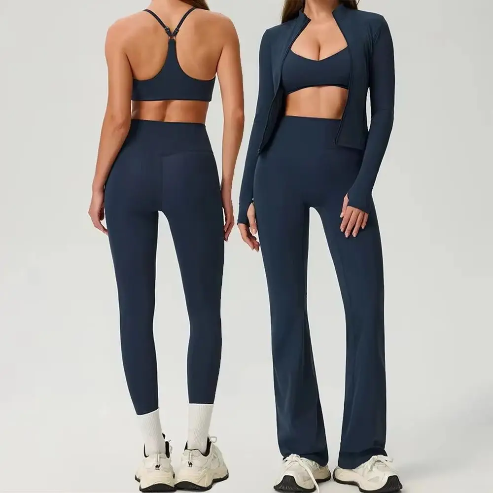 Yoga Set 2/3PCS Women Tracksuit Sportswear Workout Clothes Athletic Wear Gym Legging Fitness Bra Crop Top Long Sleeve Sport Suit
Yoga Set 2/3PCS Women Tracksuit Sportswear Workout Clothes Athletic Wear Gym Legging Fitness Bra Crop Top Long Sleeve Sport Suit