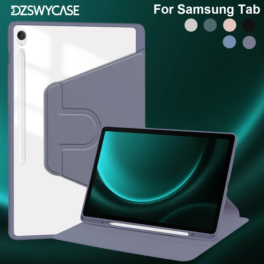 For Samsung Galaxy Tab S9 FE Plus S10 Plus S7 Plus S7 FE S8 Plus 12.4 Rotating Case with Pencil Holder, Auto Wake/Sleep Cover
For Samsung Galaxy Tab S9 FE Plus S10 Plus S7 Plus S7 FE S8 Plus 12.4 Rotating Case with Pencil Holder, Auto Wake/Sleep Cover