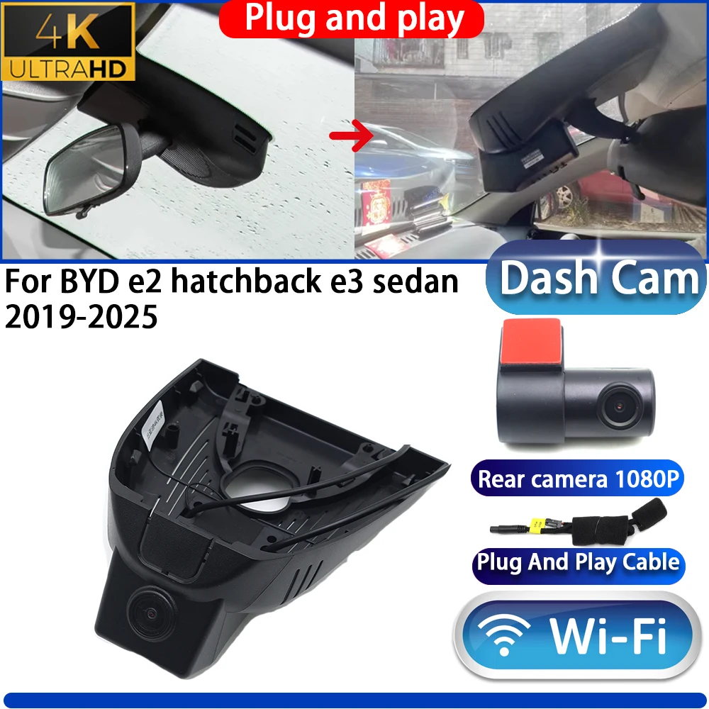 HighCity For BYD e2 hatchback e3 sedan 2019-2025 Dash Cam Camera DVR 4K UHD 2160P Night Vision Wifl Plug And Play Video Recorder
HighCity For BYD e2 hatchback e3 sedan 2019-2025 Dash Cam Camera DVR 4K UHD 2160P Night Vision Wifl Plug And Play Video Recorder