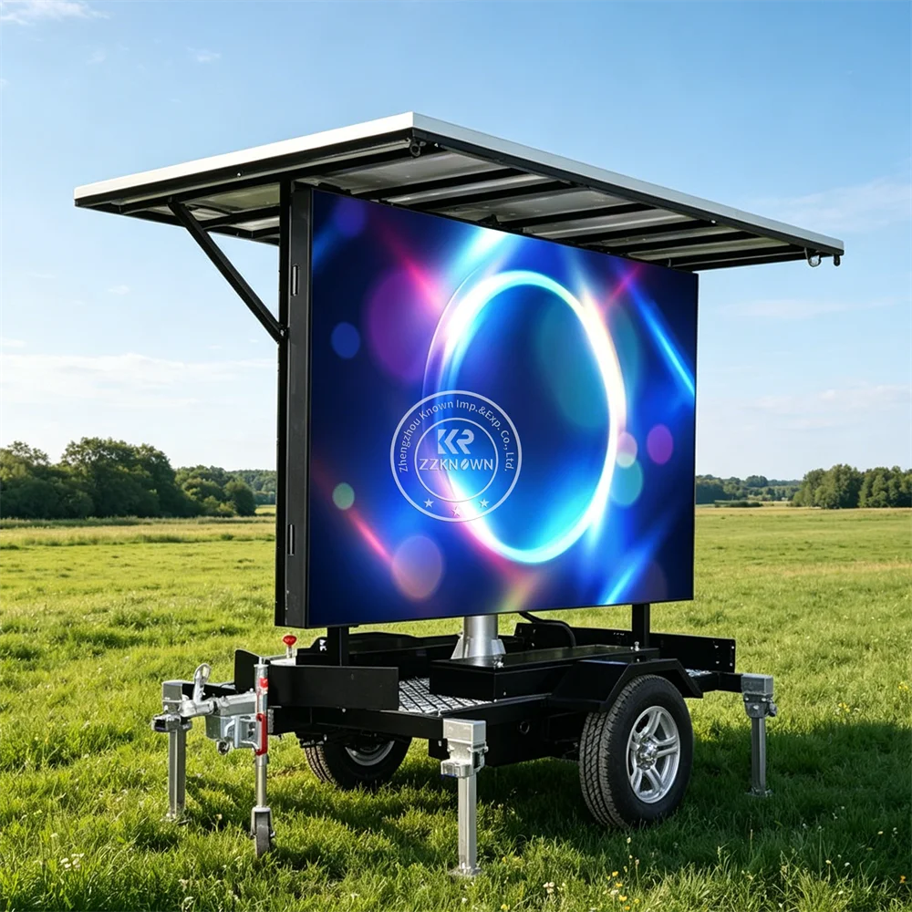 Mobile Solar LED Billboard Screen Trailer Outdoor Advertising Truck Digital Display Trailer With High Bright LED Panel
Mobile Solar LED Billboard Screen Trailer Outdoor Advertising Truck Digital Display Trailer With High Bright LED Panel