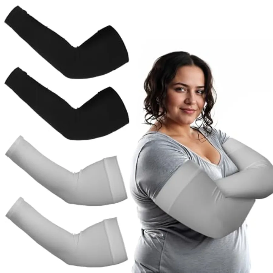 2 Pairs Plus Size Arm Sleeves for Women Men, UV Sun Protection Arm Compression Sleeves, Breathable Arms Sleeve
2 Pairs Plus Size Arm Sleeves for Women Men, UV Sun Protection Arm Compression Sleeves, Breathable Arms Sleeve