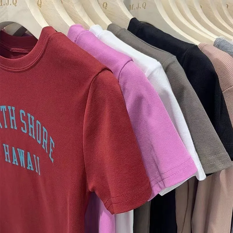 American Vintage Letter-printed T-shirt Summer New Women's Jazz Dance Short-sleeved T Shirt Fashion Casual Round Neck Tops
American Vintage Letter-printed T-shirt Summer New Women's Jazz Dance Short-sleeved T Shirt Fashion Casual Round Neck Tops