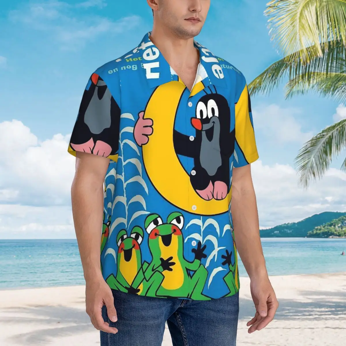 Mole Krtek Cute Little Maulwurf Hawaiian Shirts Casual Men Short Sleeve Shirt for Summer Beach Men's Button Tops
Mole Krtek Cute Little Maulwurf Hawaiian Shirts Casual Men Short Sleeve Shirt for Summer Beach Men's Button Tops