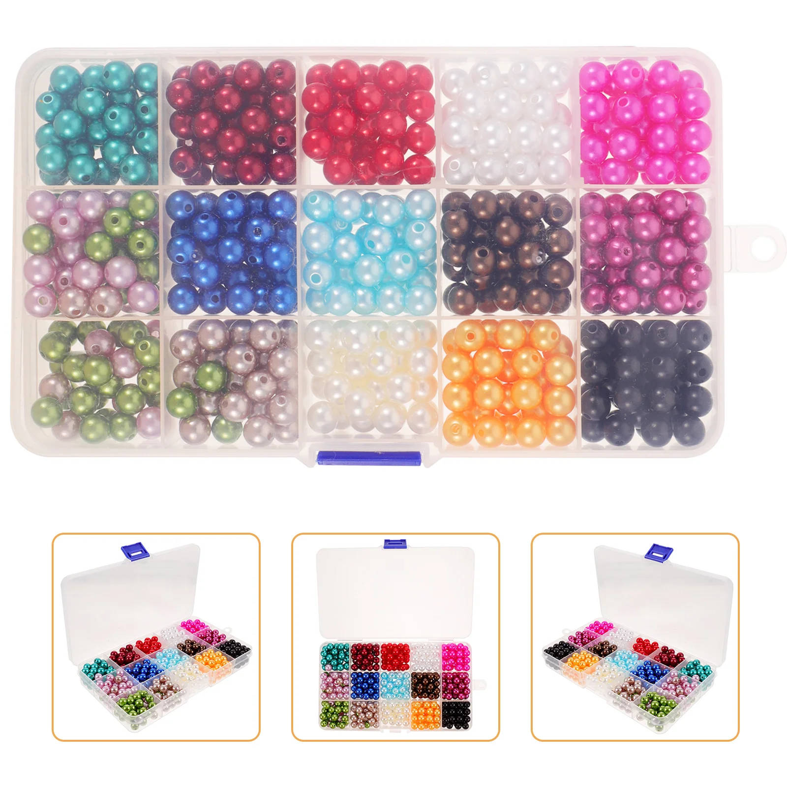 1 Box Round Artificial Pearl Loose Spacer Beads For Diy Jewelry Making Necklace Bracelet Crafts Multifunctional Beads Handmade
1 Box Round Artificial Pearl Loose Spacer Beads For Diy Jewelry Making Necklace Bracelet Crafts Multifunctional Beads Handmade