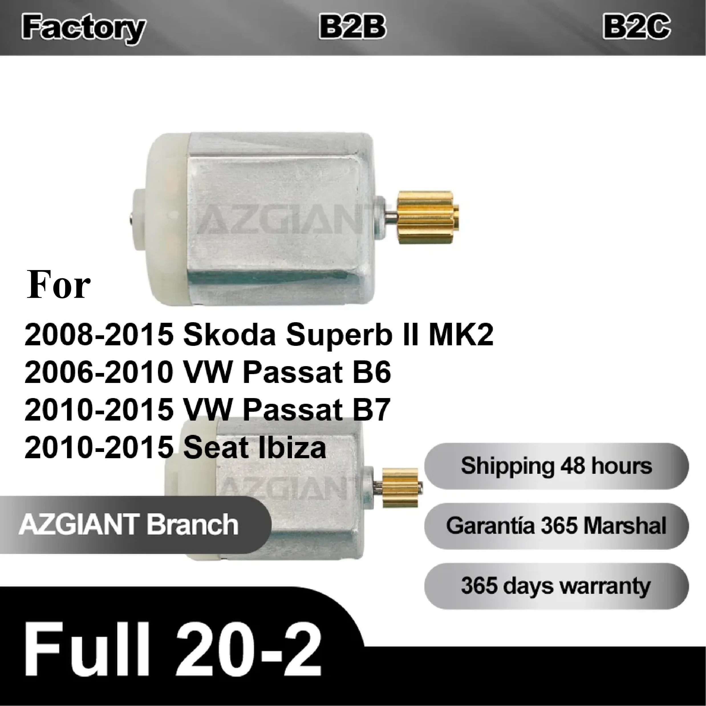 2pcs Door Lock Motor for Skoda Superb VW Passat B6 B7 Central Control Universal 20283 101016 1020573 10443 3E4567
2pcs Door Lock Motor for Skoda Superb VW Passat B6 B7 Central Control Universal 20283 101016 1020573 10443 3E4567