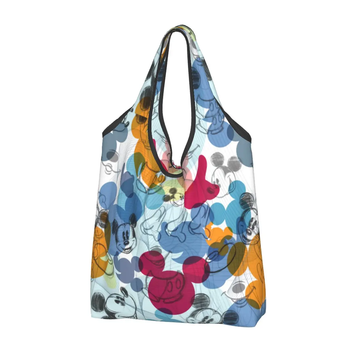 Reusable Mickey Head Sketch Pattern Grocery Bag Foldable Machine Washable Shopping Bag Large Eco Storage Bag Lightweight
Reusable Mickey Head Sketch Pattern Grocery Bag Foldable Machine Washable Shopping Bag Large Eco Storage Bag Lightweight
