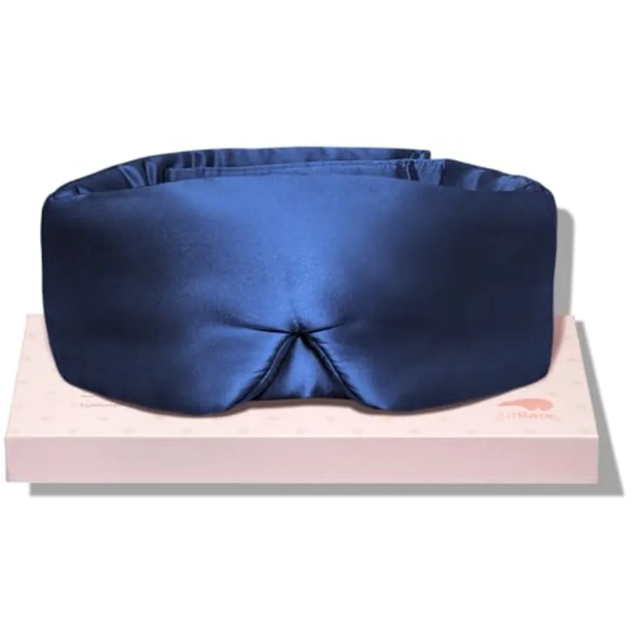 Silk Sleep Mask for Side Sleeper, Eye Mask Sleeping for Women Men 100% 22 Momme Pure Mulberry Silk, Face-Hugging Padded Eye Cov
Silk Sleep Mask for Side Sleeper, Eye Mask Sleeping for Women Men 100% 22 Momme Pure Mulberry Silk, Face-Hugging Padded Eye Cov