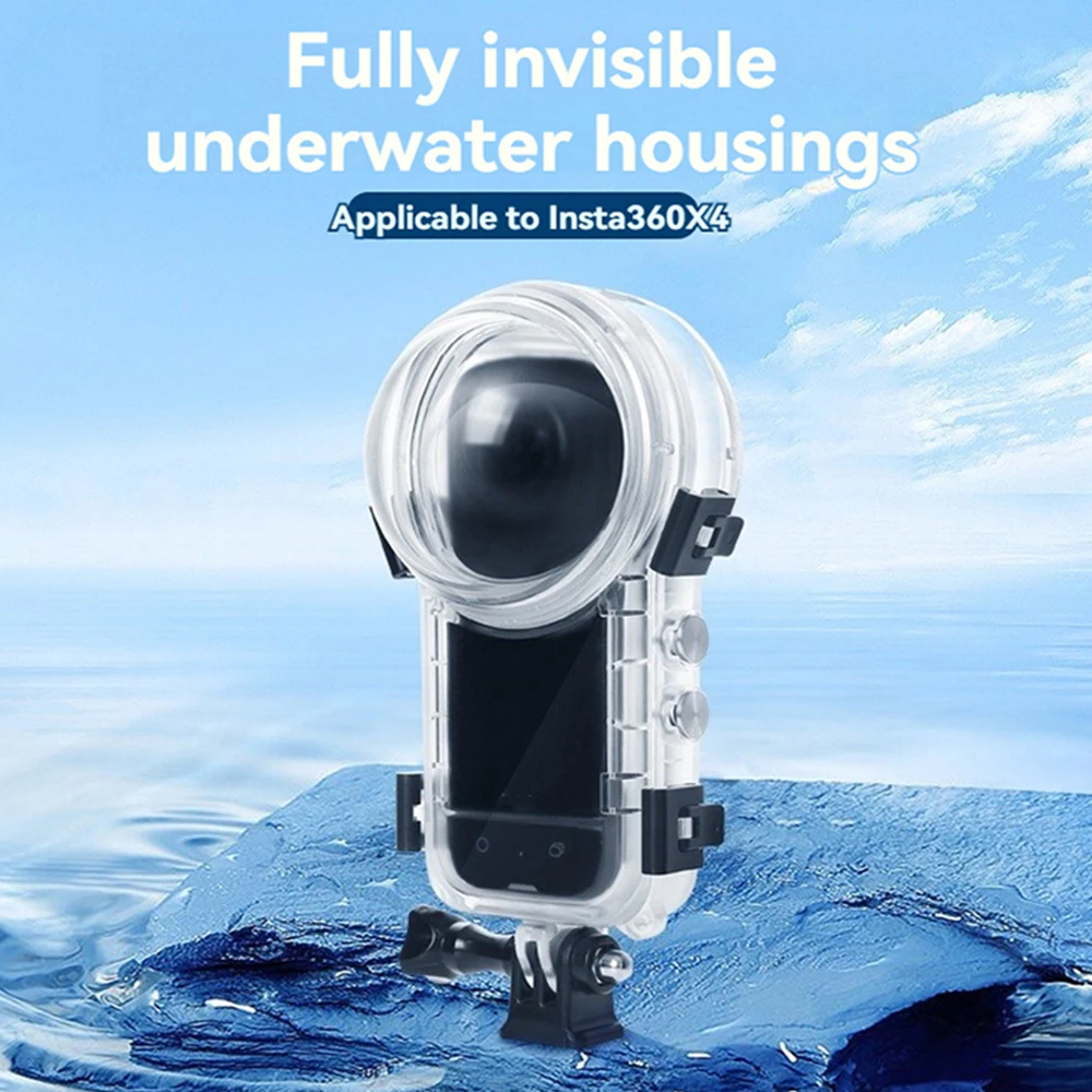 Invisible Dive Case for insta360 X4 Waterproof Housing Cover for Insta360 X4 Accessories Underwater 50M Dive Shell
Invisible Dive Case for insta360 X4 Waterproof Housing Cover for Insta360 X4 Accessories Underwater 50M Dive Shell