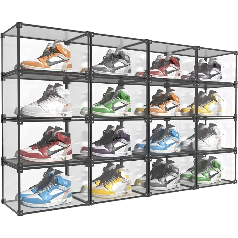 Magnetic Side Open Transparent Plastic Storage Shoe Box Shoe Display Case Sneaker Shoe Storage Box Display Box Container
Magnetic Side Open Transparent Plastic Storage Shoe Box Shoe Display Case Sneaker Shoe Storage Box Display Box Container