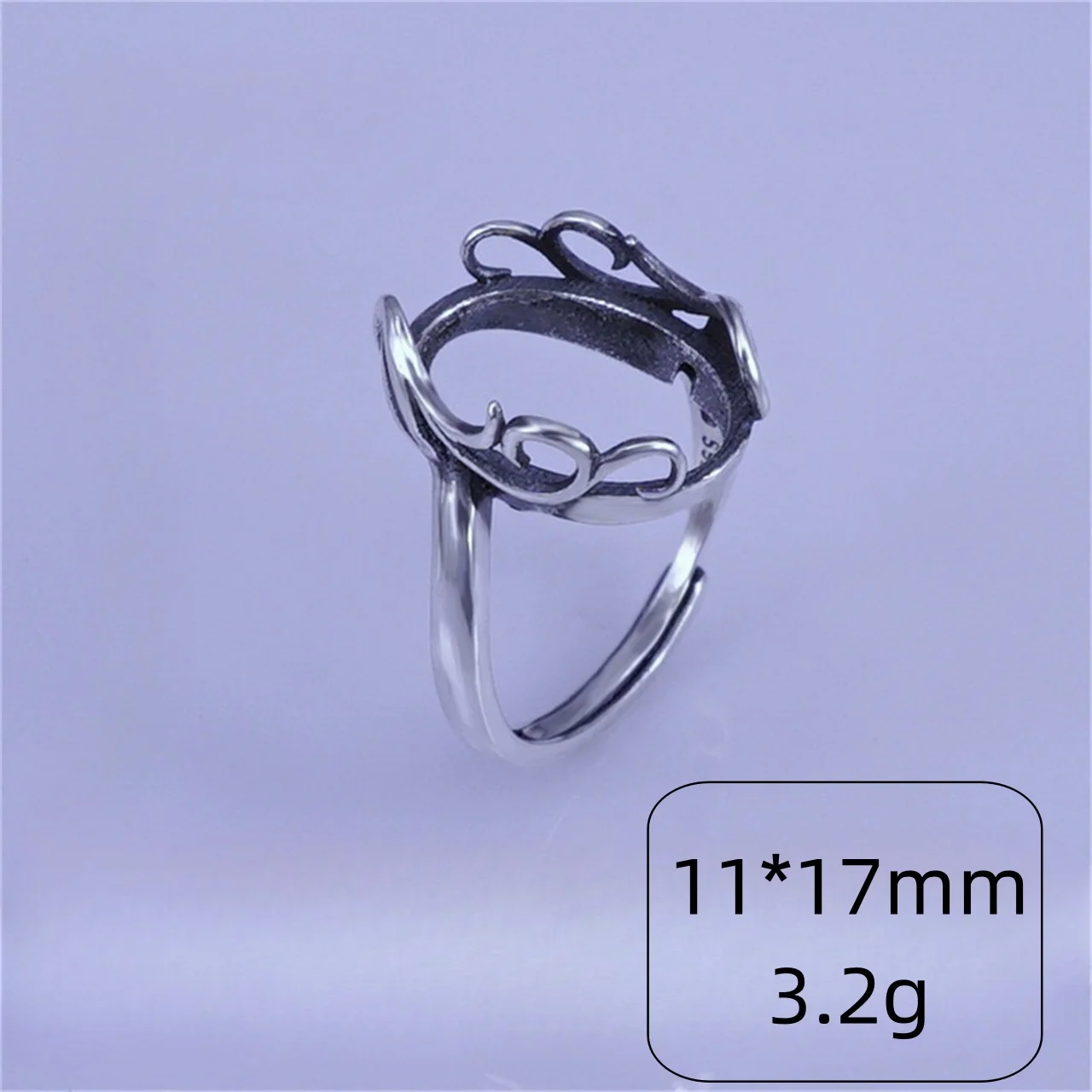 S925 Sterling Silver Oval 11*17mm Retro Ring Setting Apply To Amber Beeswax Women Gifts Charm Jewelry Accessories Base Wholesale
S925 Sterling Silver Oval 11*17mm Retro Ring Setting Apply To Amber Beeswax Women Gifts Charm Jewelry Accessories Base Wholesale