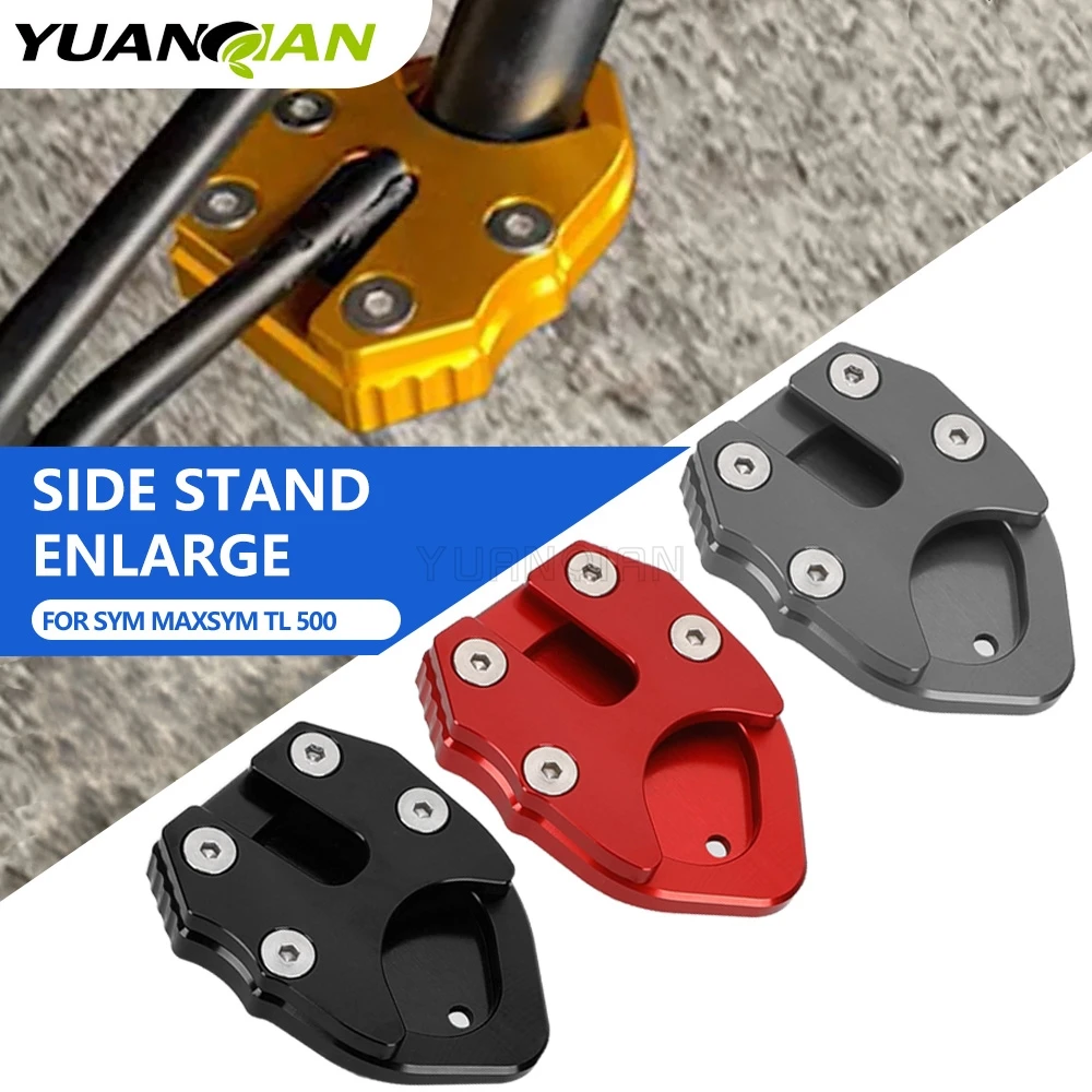 For SYM MAXSYM TL 500 TL 508 2019-2026 2025 2024 2023 Foot Side Stand Enlarge Kickstand CNC ALUMINIUM Motorcycle Accessories
For SYM MAXSYM TL 500 TL 508 2019-2026 2025 2024 2023 Foot Side Stand Enlarge Kickstand CNC ALUMINIUM Motorcycle Accessories