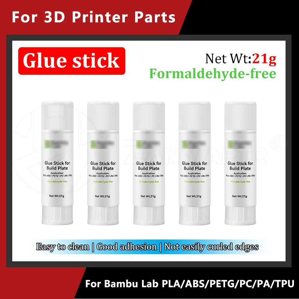 Super Strong Adhesion for Bambu Lab Glue Sticks Anti-Warping PVP Solid Glue for PLA ABS PETG HotBed 1-3Pcs For All FDM Printers
Super Strong Adhesion for Bambu Lab Glue Sticks Anti-Warping PVP Solid Glue for PLA ABS PETG HotBed 1-3Pcs For All FDM Printers