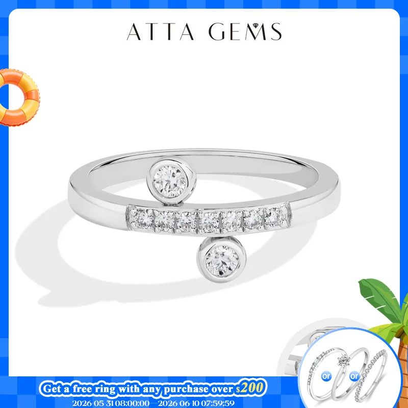 ATTAGEMS Light Luxury Moissanite Rings Round Cut DVVS1 925 Sterling Silver Original Design Engagement Band forWomen Fine Jewelry
ATTAGEMS Light Luxury Moissanite Rings Round Cut DVVS1 925 Sterling Silver Original Design Engagement Band forWomen Fine Jewelry