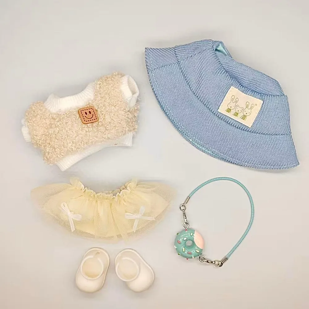 For 15-17cm Labubu Doll Clothes Tulle Skirt Set Stylish Outfit Replacement for 17cm Ropa Labubu Dolls Accessories
For 15-17cm Labubu Doll Clothes Tulle Skirt Set Stylish Outfit Replacement for 17cm Ropa Labubu Dolls Accessories