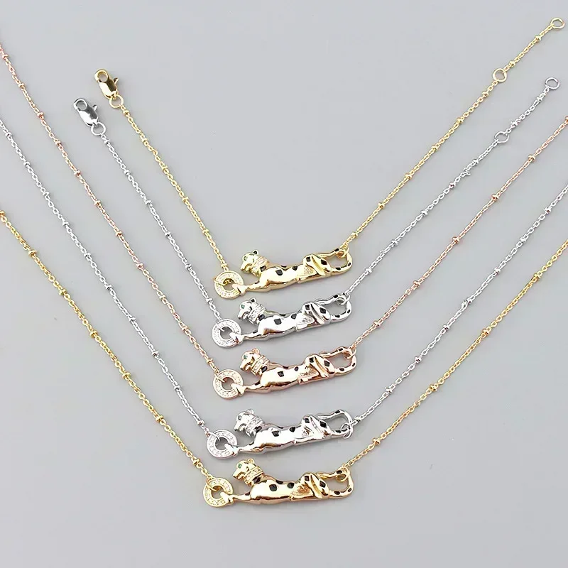 SFE Europe America Style Women Lady Plated Gold Color Settings Cubic Zircon Green Eyes Leopard Pendant Chain Bracelet Necklace
SFE Europe America Style Women Lady Plated Gold Color Settings Cubic Zircon Green Eyes Leopard Pendant Chain Bracelet Necklace
