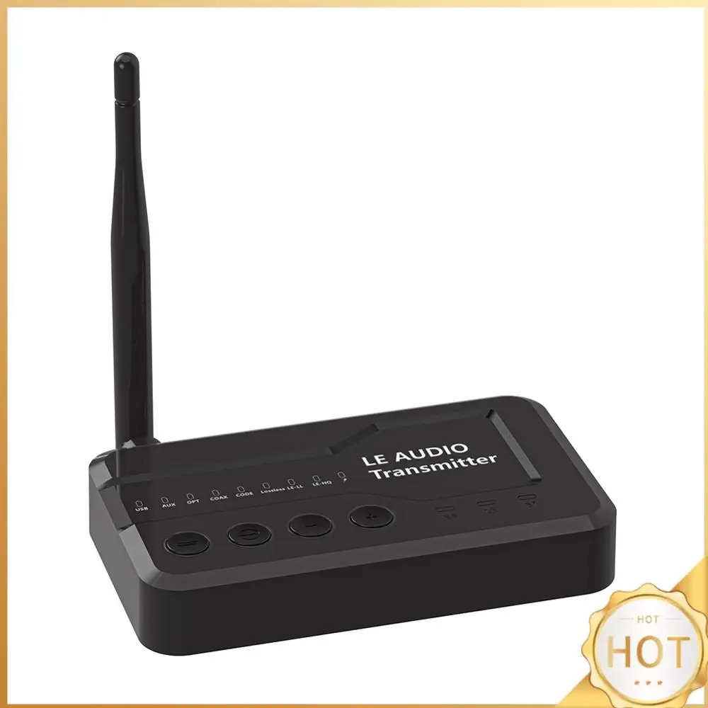 Аудиопередатчик LE с USB/AUX/Opt/Coax Bluetooth-совместимый беспроводной аудиоадаптер LE 5,3 BT-передатчик для ТВ-наушников
Аудиопередатчик LE с USB/AUX/Opt/Coax Bluetooth-совместимый беспроводной аудиоадаптер LE 5,3 BT-передатчик для ТВ-наушников