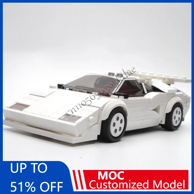 165 PCS Moc Technology Racing White Supercar Model Building Blocks Speed Vehicle Bricks Toys Kids Adult Birthday Christmas Gift
165 PCS Moc Technology Racing White Supercar Model Building Blocks Speed Vehicle Bricks Toys Kids Adult Birthday Christmas Gift