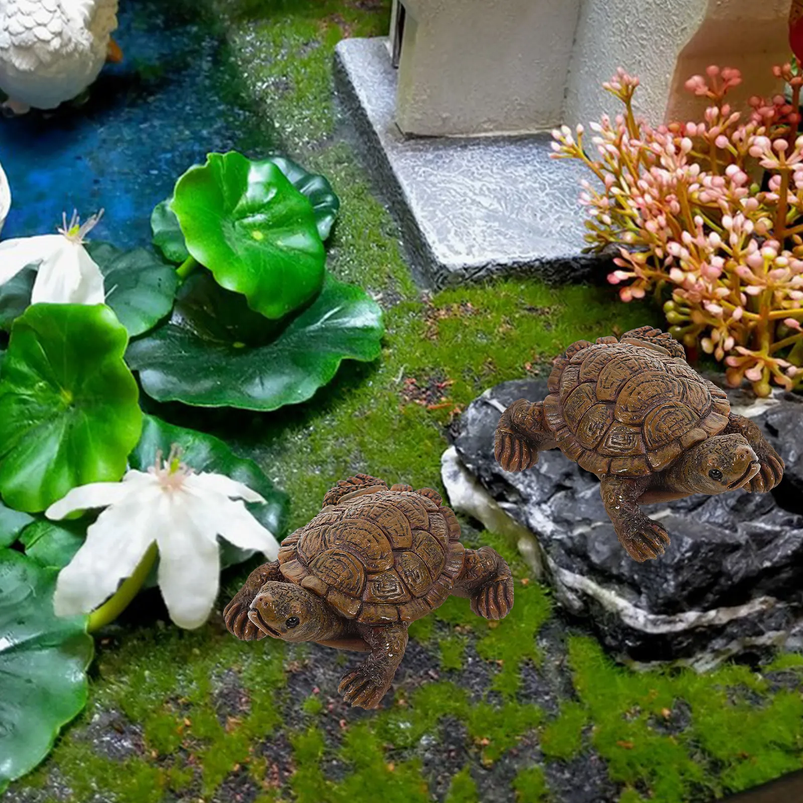 Exquisite Resin Turtle Ornament for Tabletop Shelf Garden Decor Symbol of Good Luck Longevity Small Space Friendly Animal
Exquisite Resin Turtle Ornament for Tabletop Shelf Garden Decor Symbol of Good Luck Longevity Small Space Friendly Animal