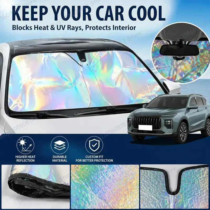For Jetour X70 PLUS Foldable Front Windshield Sun Shade UV Reflective Heat Blocking Solar Protection Cover Car Interior
For Jetour X70 PLUS Foldable Front Windshield Sun Shade UV Reflective Heat Blocking Solar Protection Cover Car Interior