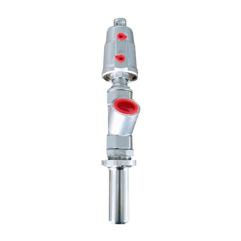 Stainless steel anti-drip pneumatic filling head DN25 extended rod vat water filling valve inner seal
Stainless steel anti-drip pneumatic filling head DN25 extended rod vat water filling valve inner seal