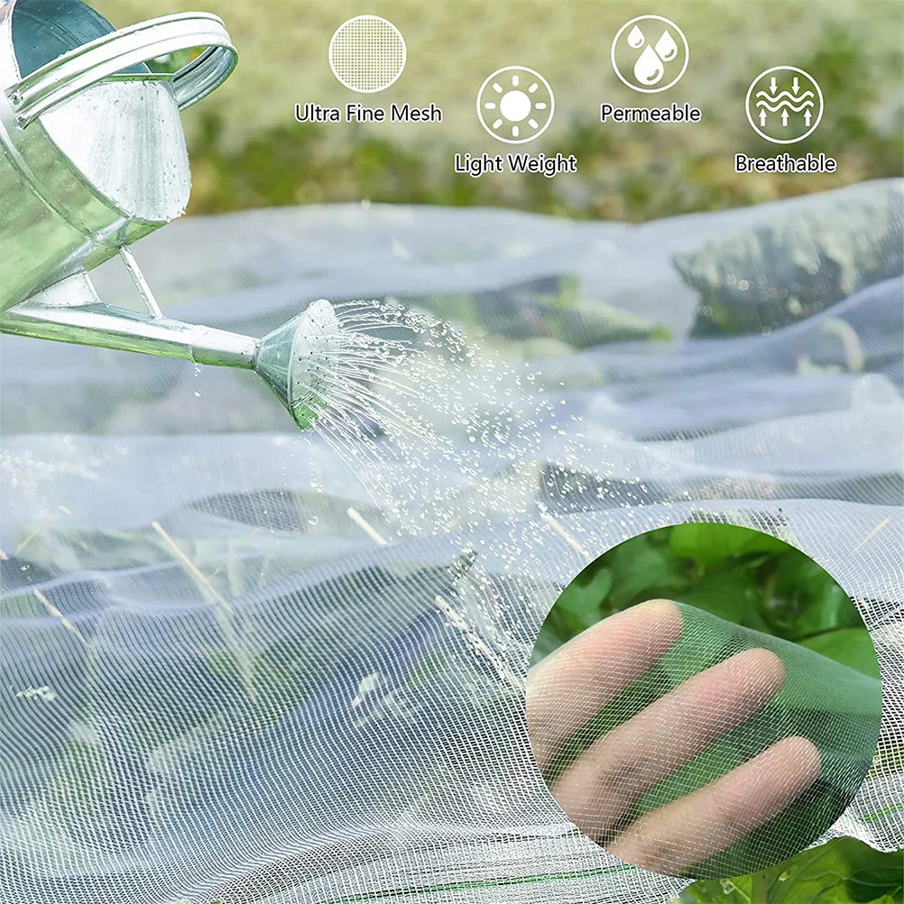 Anti Bird Mesh Netting for Garden Plants Protection Fine Lightweight Barrier Cover Against Birds Deer Horses Cicadas Carrot Fly
Anti Bird Mesh Netting for Garden Plants Protection Fine Lightweight Barrier Cover Against Birds Deer Horses Cicadas Carrot Fly