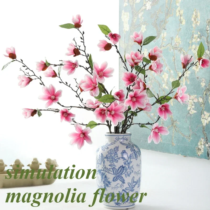 Simulated Artificial Magnolia Flowers with Realistic Buds Simple Style Floral Decoration for Wedding Brides Home Party Vase
Simulated Artificial Magnolia Flowers with Realistic Buds Simple Style Floral Decoration for Wedding Brides Home Party Vase