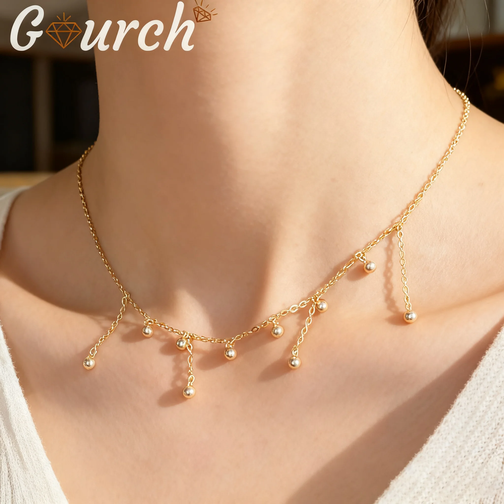 Ожерелье с бахромой из стерлингового серебра Gourch S925 для женщин, элегантное многослойное колье-цепочка, уникальные подарки на день рождения, годовщину
Ожерелье с бахромой из стерлингового серебра Gourch S925 для женщин, элегантное многослойное колье-цепочка, уникальные подарки на день рождения, годовщину