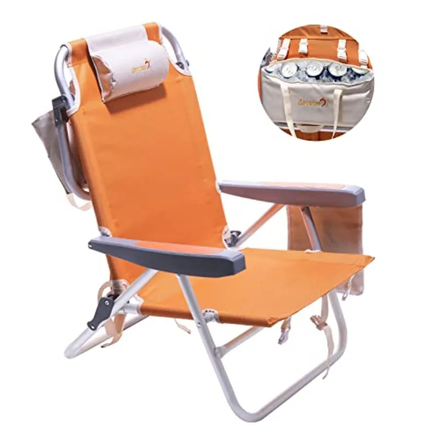 Low Beach Chair 5 Position Lay Flat Portable Folding Backpack Beach Chairs Heavy Duty with Cooler Bag Cup Holder for Outdoor/La
Low Beach Chair 5 Position Lay Flat Portable Folding Backpack Beach Chairs Heavy Duty with Cooler Bag Cup Holder for Outdoor/La