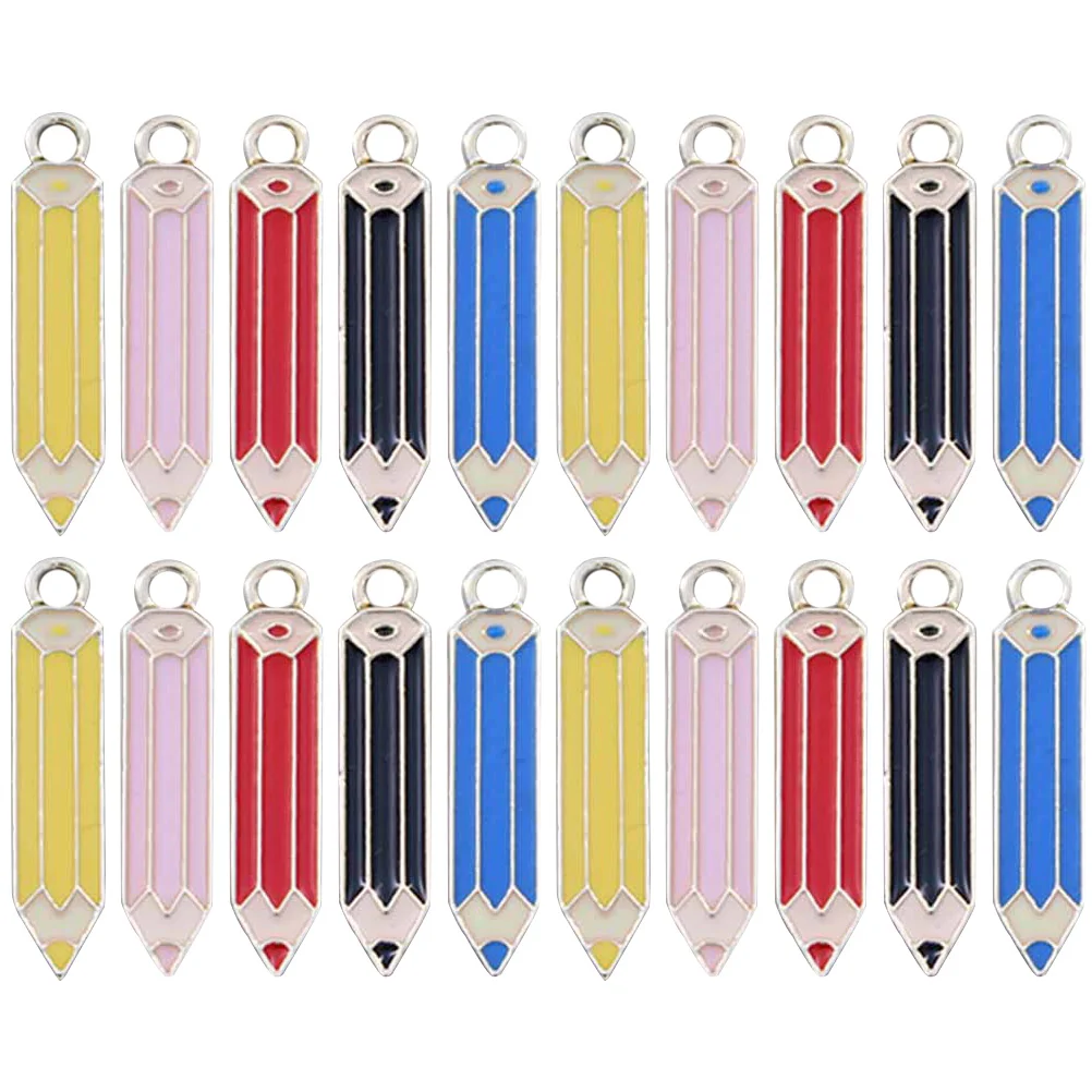 10Pcs Colored Crayon Pencil Shaped Alloy charms for Jewelry Making Necklace Bracelet Keychain Creative Cartoon Gifts
10Pcs Colored Crayon Pencil Shaped Alloy charms for Jewelry Making Necklace Bracelet Keychain Creative Cartoon Gifts