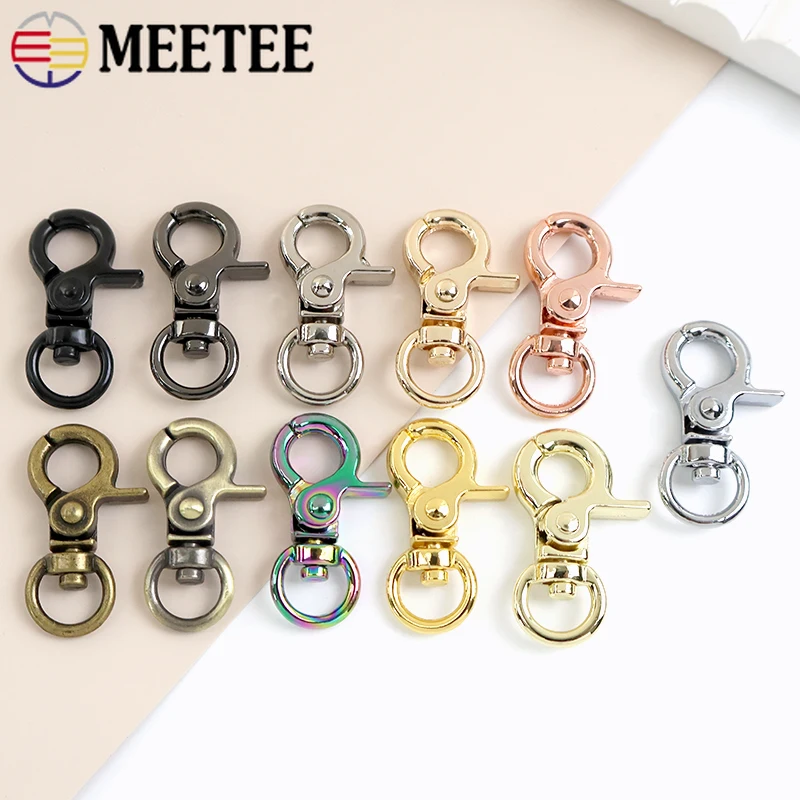 10/20Pcs Meetee 10mm Webbing Metal Lobster Buckle Swivel Snap Hook Carabiner for Bag Strap Keychain Clasp DIY Sewing Accessories
10/20Pcs Meetee 10mm Webbing Metal Lobster Buckle Swivel Snap Hook Carabiner for Bag Strap Keychain Clasp DIY Sewing Accessories