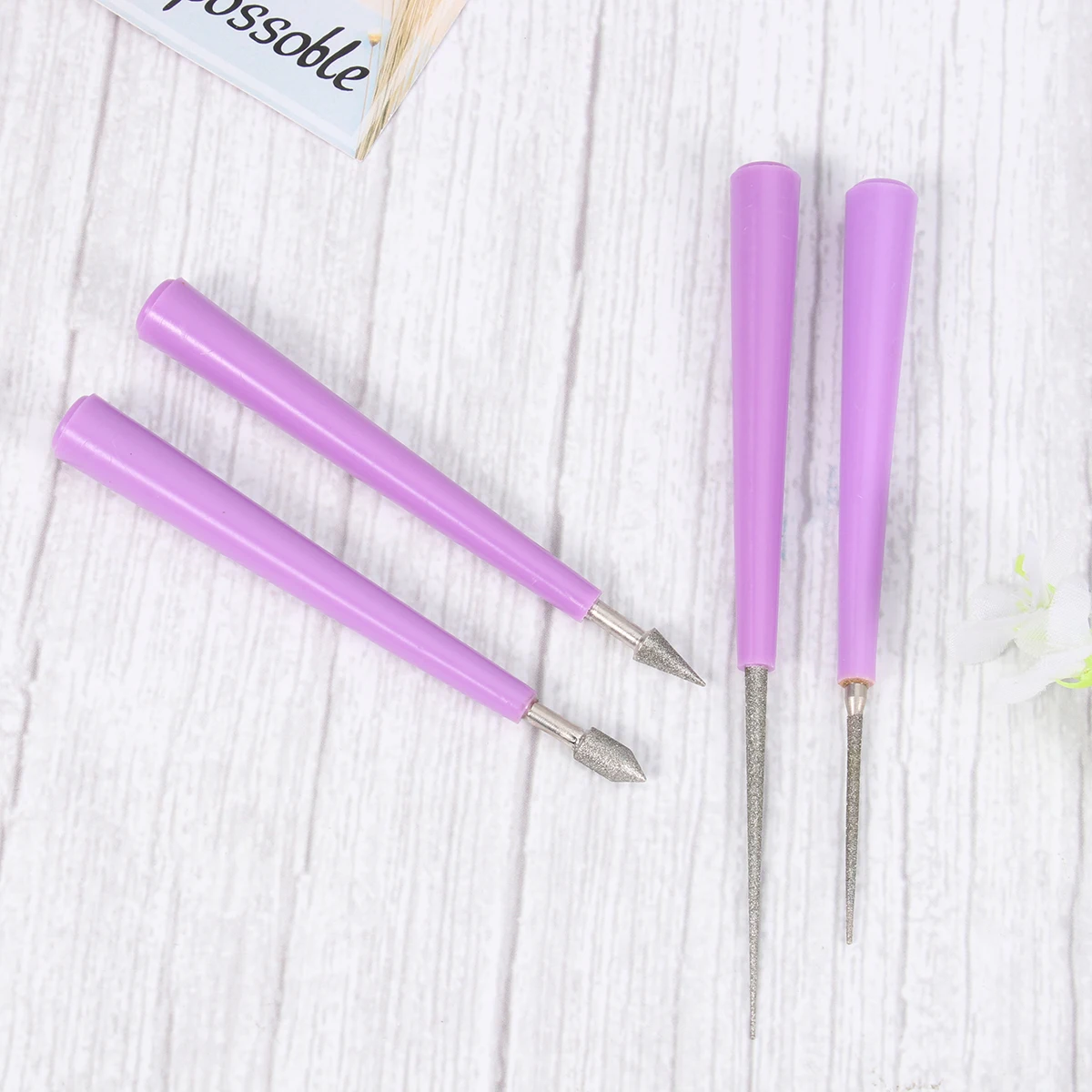 4 Pcs Diamond File Professional Applications Tools Multi-function Craft Hand Needle
4 Pcs Diamond File Professional Applications Tools Multi-function Craft Hand Needle