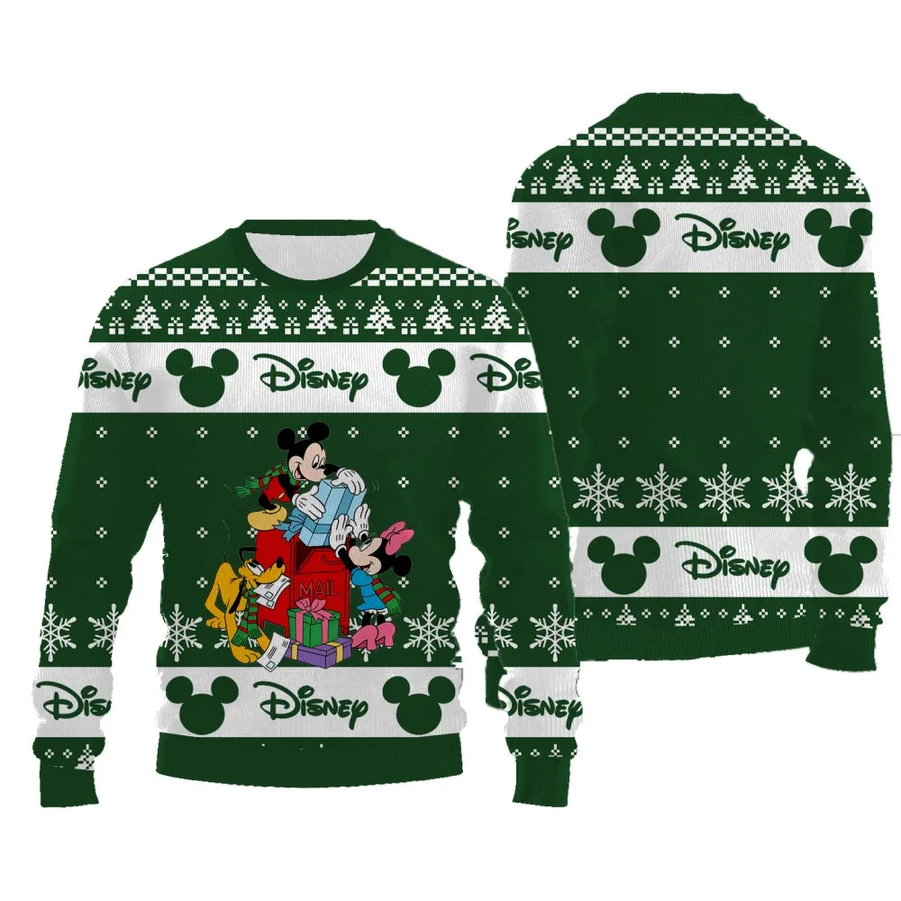 Women's Fashion Style Round Neck Christmas Funny Cartoon Pattern 3D Printed Sweater Long Sleeved Casual Pullover for Women
Women's Fashion Style Round Neck Christmas Funny Cartoon Pattern 3D Printed Sweater Long Sleeved Casual Pullover for Women