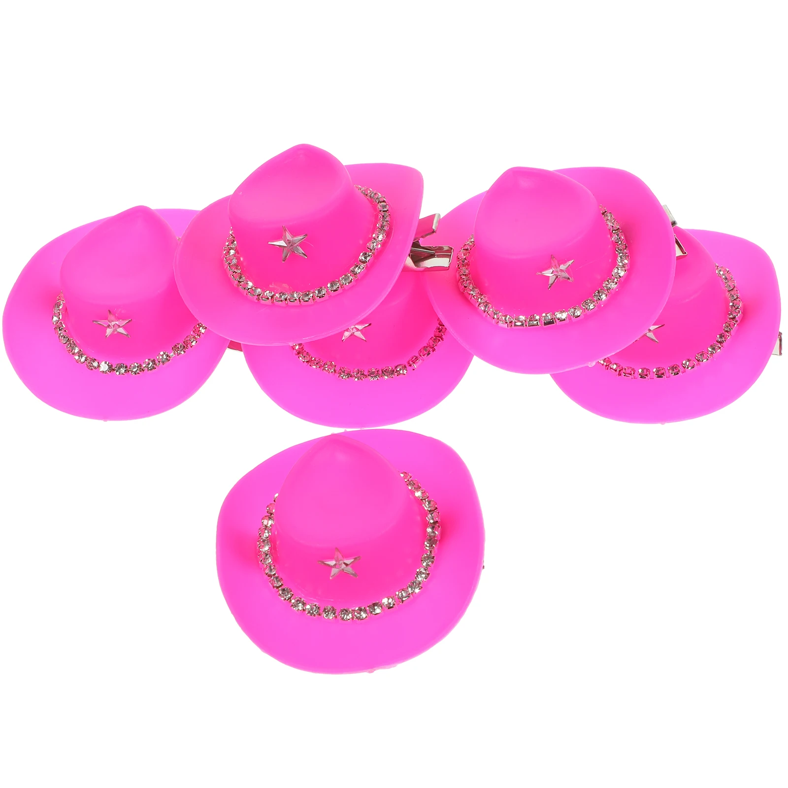 6pcs Mini Cowboy Hat Hair Clips for Women Girls Charming Accessories Wedding Party Beach Carnival Decorative Barrettes
6pcs Mini Cowboy Hat Hair Clips for Women Girls Charming Accessories Wedding Party Beach Carnival Decorative Barrettes