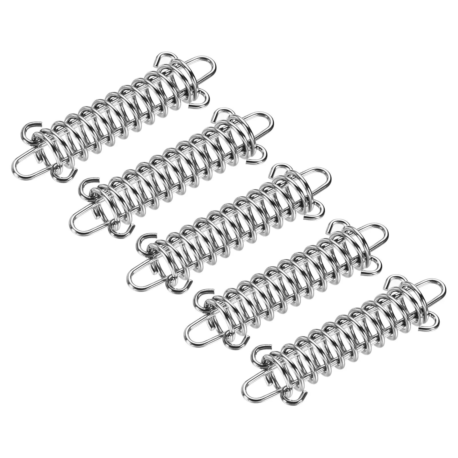 Tent Spring Buckle Heavy Type Stainless Steel Rope Tensioner Accessories for Awning Tarps Wire Racks 90x30mm/120x37mm 5pcs
Tent Spring Buckle Heavy Type Stainless Steel Rope Tensioner Accessories for Awning Tarps Wire Racks 90x30mm/120x37mm 5pcs