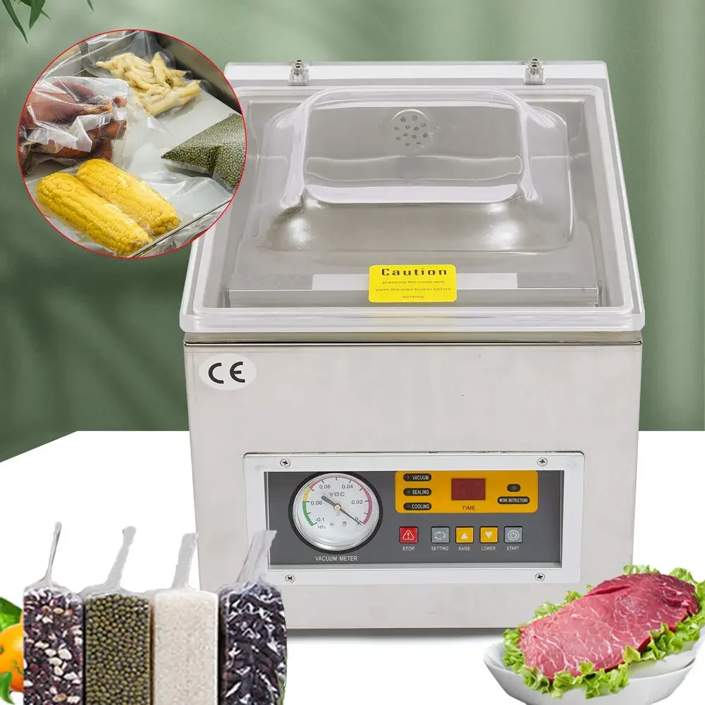 Commercial-Grade DZ-260S Chamber Vacuum Food Saver with Digital Display | 120W Packaging Machine for Deli/Restaurant
Commercial-Grade DZ-260S Chamber Vacuum Food Saver with Digital Display | 120W Packaging Machine for Deli/Restaurant