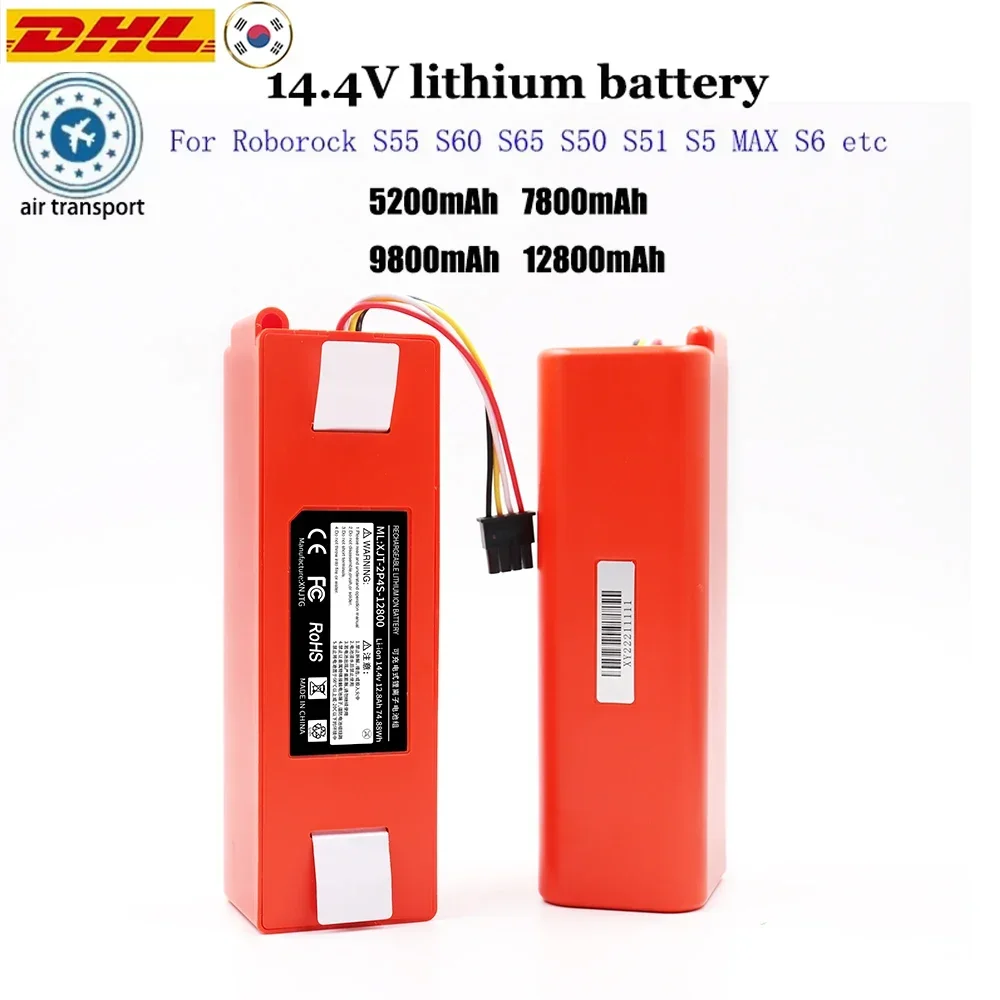 100% Original BRR-2P4S-5200S Robotic Vacuum Cleaner Replacement Battery For Xiaomi Roborock S55 S60 S65 S50 S51 S5 MAX S6 Parts
100% Original BRR-2P4S-5200S Robotic Vacuum Cleaner Replacement Battery For Xiaomi Roborock S55 S60 S65 S50 S51 S5 MAX S6 Parts