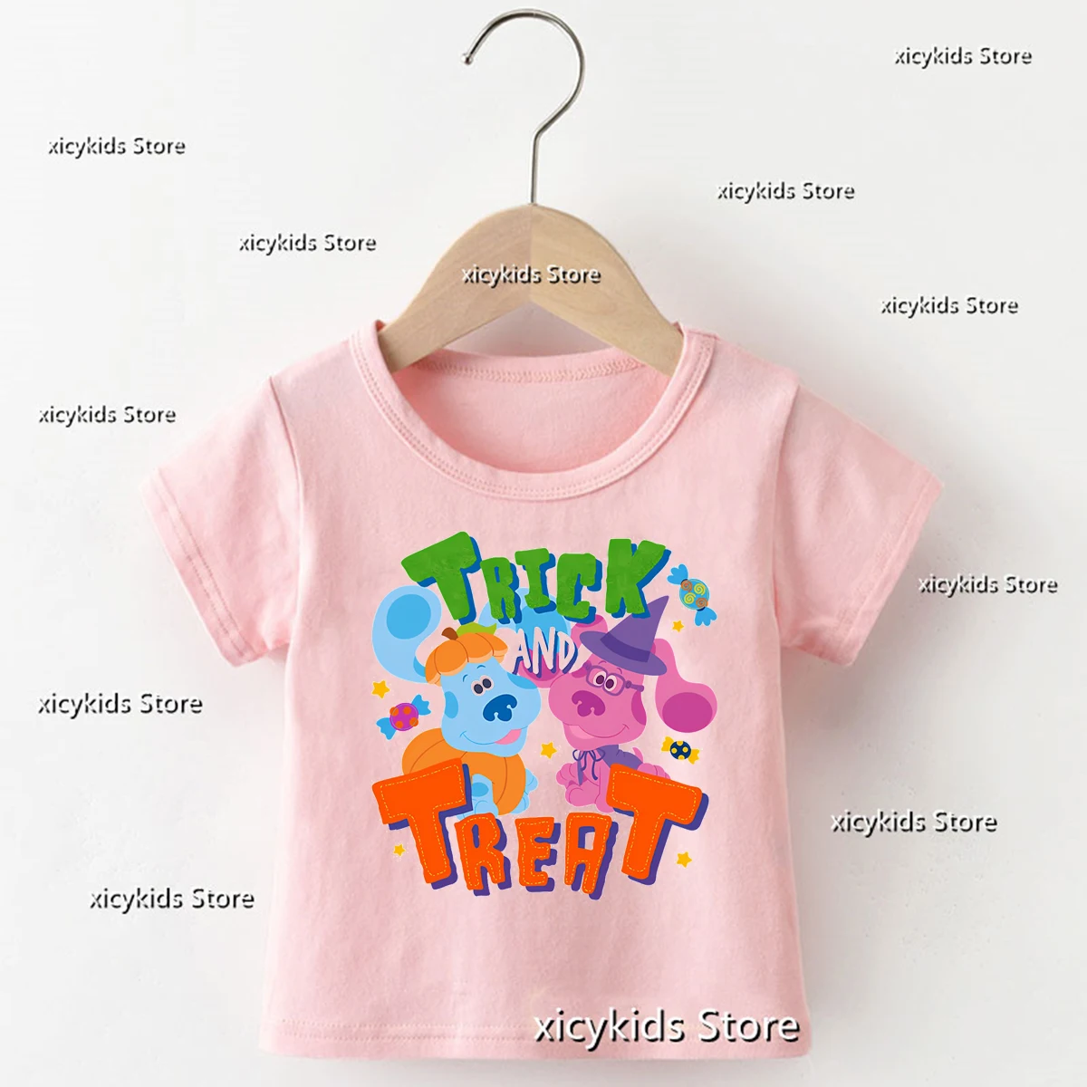 Kawaii Girls T-Shirt Cartoon blue's big city adventure Graphic Print Tshirt For Kids Fashion Girls Pink Short Sleeved Shirt Tops
Kawaii Girls T-Shirt Cartoon blue's big city adventure Graphic Print Tshirt For Kids Fashion Girls Pink Short Sleeved Shirt Tops