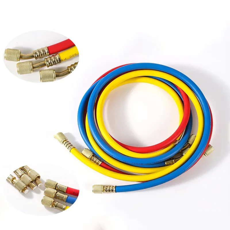 Factory Supply Good Price Air Refrigerant Gas Charging Hose SEA 1/4 With Safety Valve R134a R22
Factory Supply Good Price Air Refrigerant Gas Charging Hose SEA 1/4 With Safety Valve R134a R22