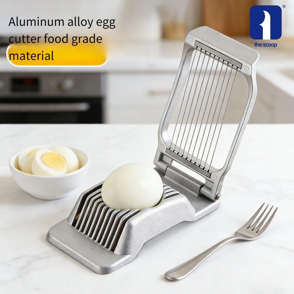 Household egg cutter kitchen aluminum alloy egg cutting artifact multi-functional preserved egg one-open six slicer
Household egg cutter kitchen aluminum alloy egg cutting artifact multi-functional preserved egg one-open six slicer