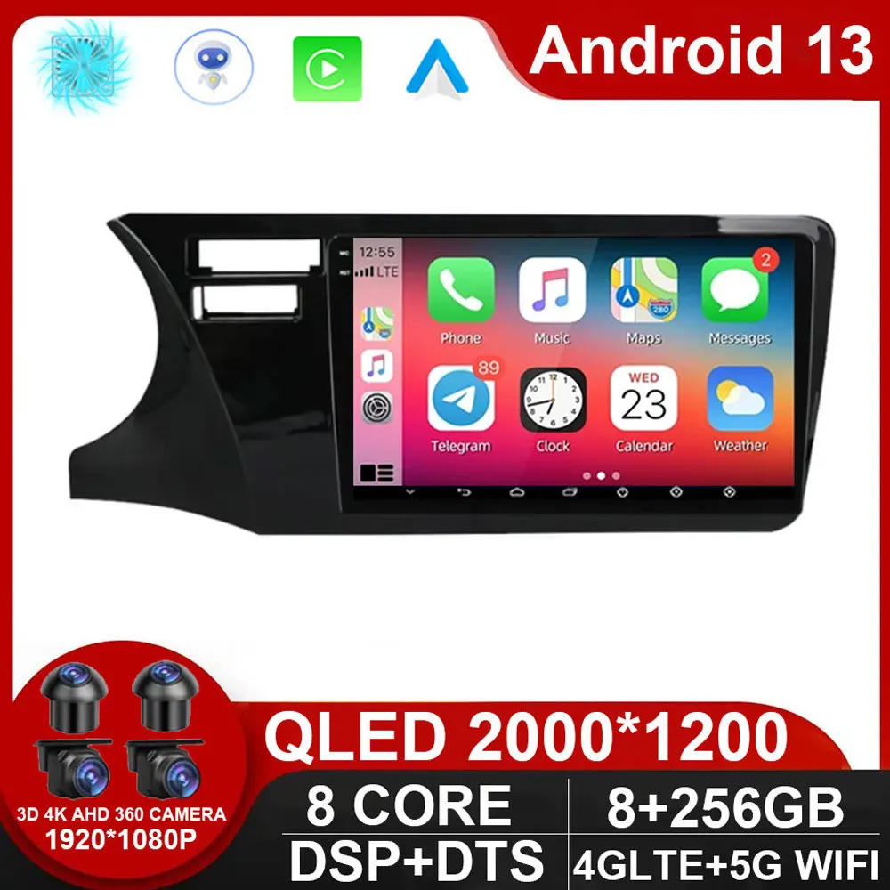 Carplay Car Multimedia Player for Honda City 2014 - 2019 Car Radio Android 13 Stereo 4G Navigation Head Unit Autoradio GPS Auto
Carplay Car Multimedia Player for Honda City 2014 - 2019 Car Radio Android 13 Stereo 4G Navigation Head Unit Autoradio GPS Auto