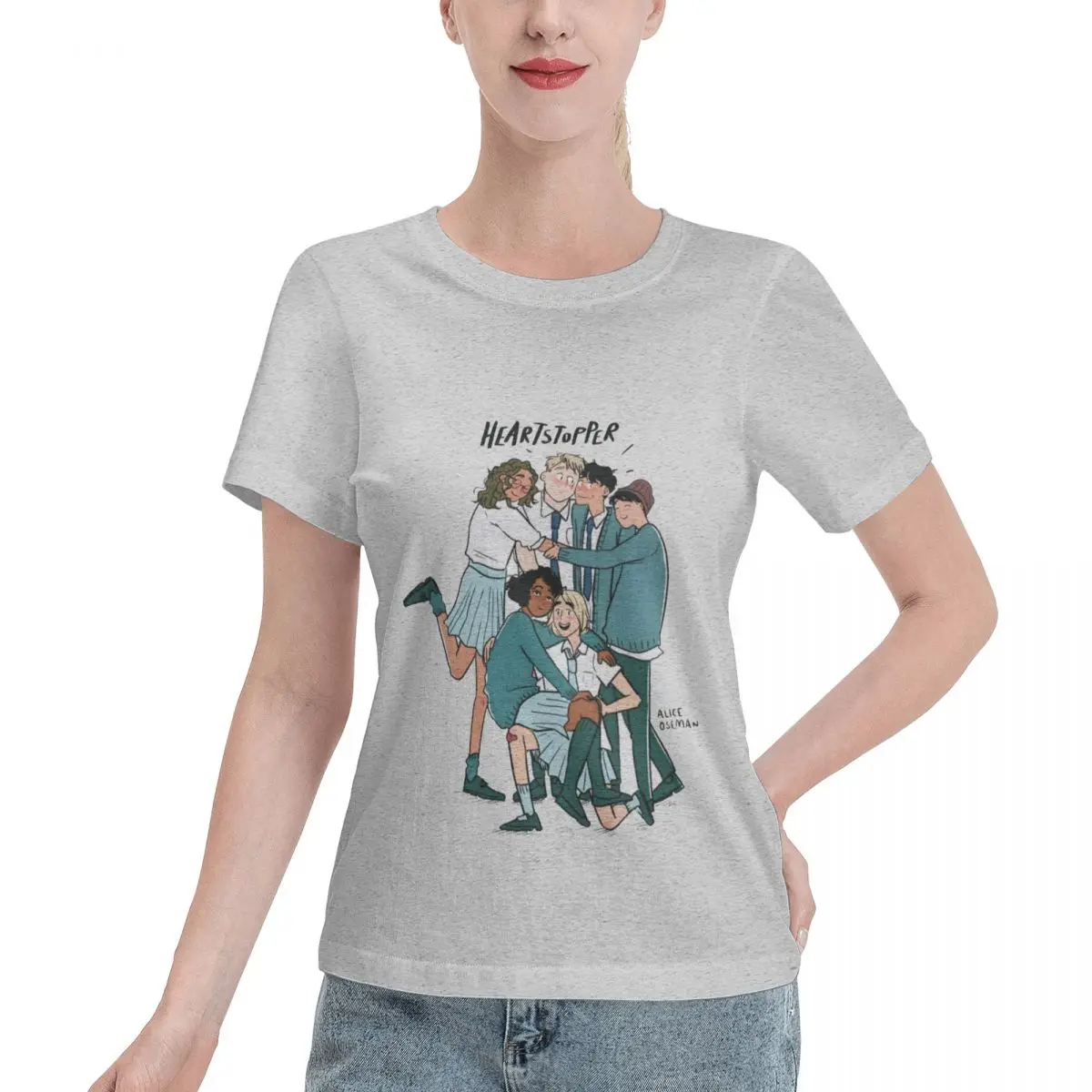 Heart-stoper Luxury T Shirts for Women's Summer Print Shirt Cotton High Quality Clothing Streetwear
Heart-stoper Luxury T Shirts for Women's Summer Print Shirt Cotton High Quality Clothing Streetwear