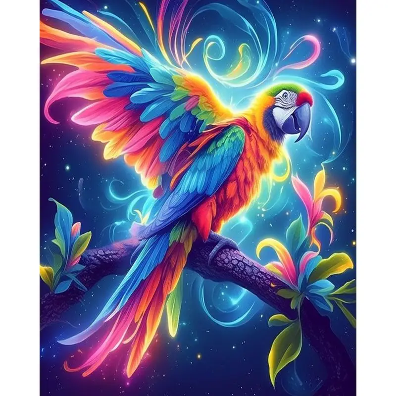 PhotoCustom Full Round Diamond Painting Parrot Animal Kits Art Home Decorative Rhinestone Pictures
PhotoCustom Full Round Diamond Painting Parrot Animal Kits Art Home Decorative Rhinestone Pictures